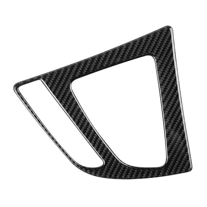 BLAKAYA Compatible with Carbon Fiber Center Control Gear Shift Panel Cover Trim for BMW 3 Series 3GT F30 F34 2013 2014 2015 2016 2017 2018 2019(Black - Image 2
